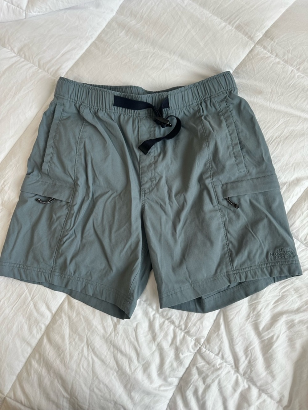 The North Face Men's Slate Cargo Shorts in Dusty Blue